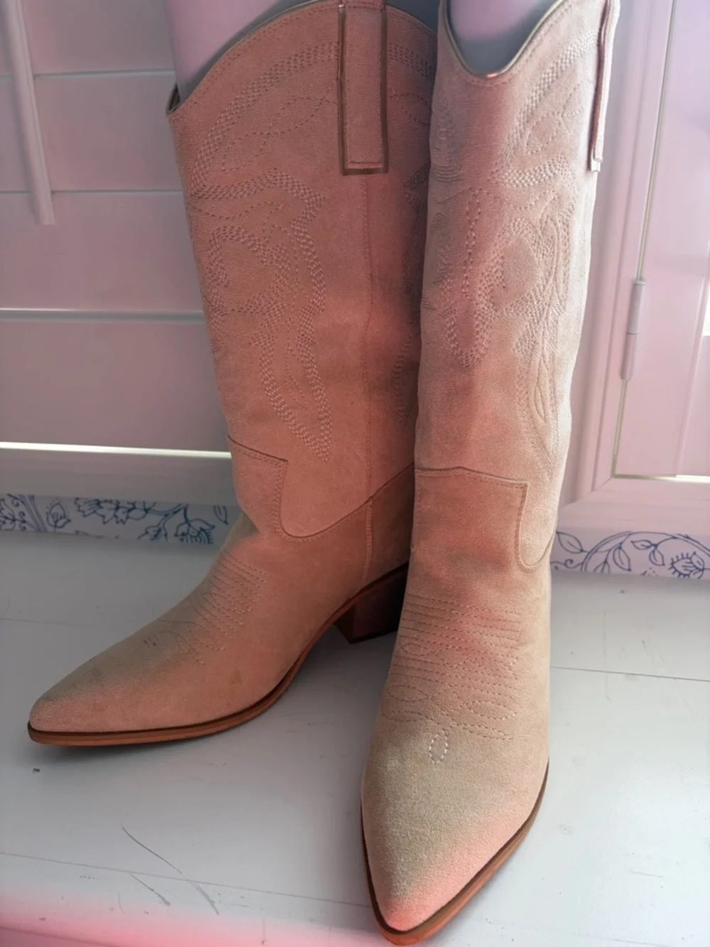 Western Knee-High Boots - Picture 2 of 12